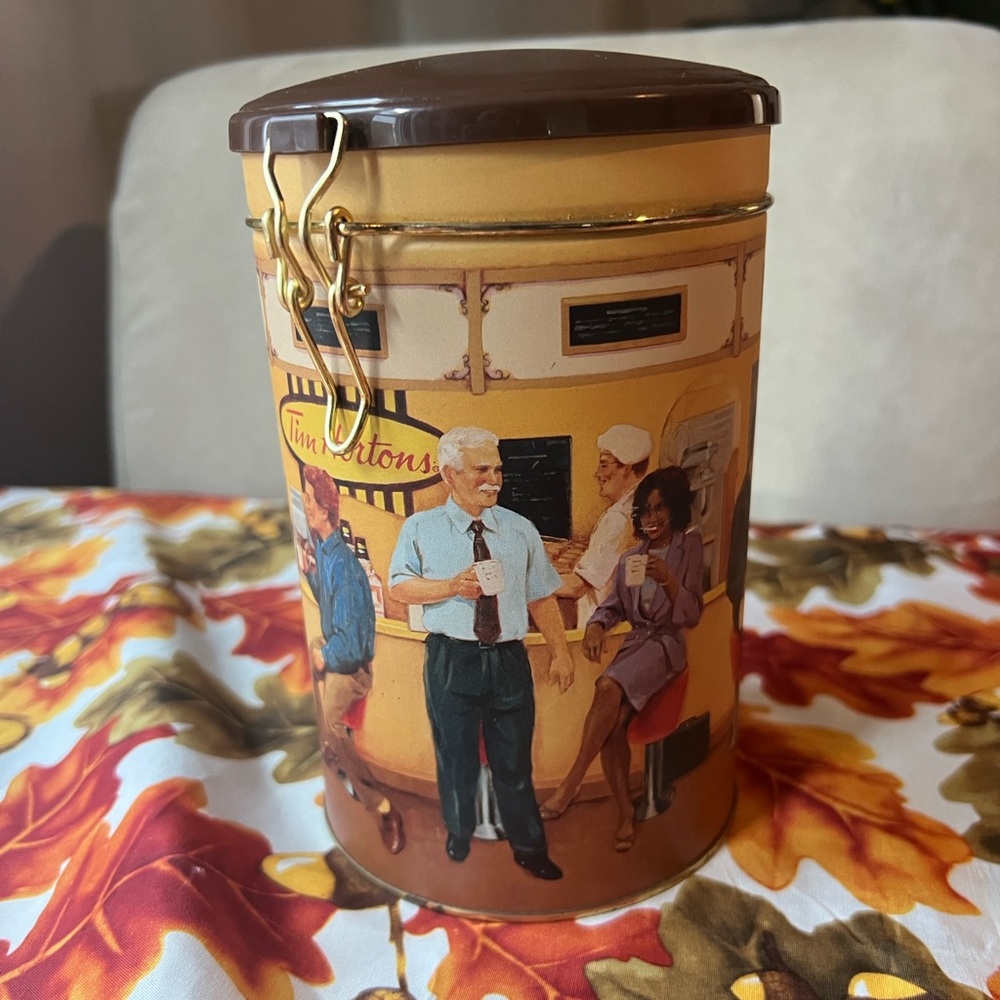 Vintage Tim Hortons First edition collector canister